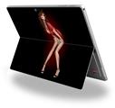 Ooh-La-La Pin Up Girl - Decal Style Vinyl Skin (fits Microsoft Surface Pro 4)