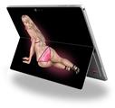Blonde Bikini Pin Up Girl - Decal Style Vinyl Skin (fits Microsoft Surface Pro 4)