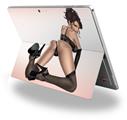 Ray Pin Up Girl - Decal Style Vinyl Skin (fits Microsoft Surface Pro 4)