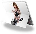 AXe Pin Up Girl - Decal Style Vinyl Skin (fits Microsoft Surface Pro 4)
