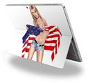 Independent Woman Pin Up Girl - Decal Style Vinyl Skin (fits Microsoft Surface Pro 4)