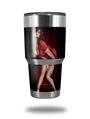 WraptorSkinz Skin Wrap compatible with RTIC 30oz ORIGINAL 2017 AND OLDER Tumblers Ooh-La-La Pin Up Girl (TUMBLER NOT INCLUDED)