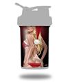 Decal Style Skin Wrap works with Blender Bottle 22oz ProStak Xmas Sexy Pinup Girl (BOTTLE NOT INCLUDED)