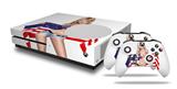 WraptorSkinz Decal Skin Wrap Set works with 2016 and newer XBOX One S Console and 2 Controllers Independent Woman Pin Up Girl