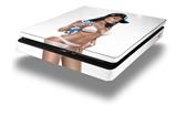 Vinyl Decal Skin Wrap compatible with Sony PlayStation 4 Slim Console Tia Pin Up Girl (PS4 NOT INCLUDED)