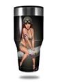 Skin Decal Wrap for Walmart Ozark Trail Tumblers 40oz Missle Army Pinup Girl (TUMBLER NOT INCLUDED) by WraptorSkinz