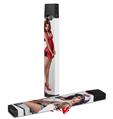 Skin Decal Wrap 2 Pack for Juul Vapes redgirl JUUL NOT INCLUDED