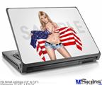 Laptop Skin (Small) - Independent Woman Pin Up Girl