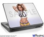 Laptop Skin (Small) - Tight End Pin Up Girl