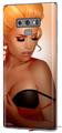 Decal style Skin Wrap compatible with Samsung Galaxy Note 9 0range Pin Up Girl