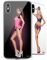 2 Decal style Skin Wraps set for Apple iPhone X and XS Lexy