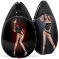 Skin Decal Wrap 2 Pack compatible with Suorin Drop Ooh-La-La Pin Up Girl VAPE NOT INCLUDED