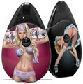Skin Decal Wrap 2 Pack compatible with Suorin Drop Boarder Pin Up Girl VAPE NOT INCLUDED