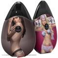 Skin Decal Wrap 2 Pack compatible with Suorin Drop Sensuous Pin Up Girl VAPE NOT INCLUDED