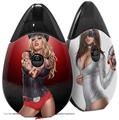 Skin Decal Wrap 2 Pack compatible with Suorin Drop LA Womx Pin Up Girl VAPE NOT INCLUDED