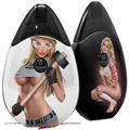 Skin Decal Wrap 2 Pack compatible with Suorin Drop Hammer Time VAPE NOT INCLUDED