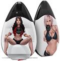 Skin Decal Wrap 2 Pack compatible with Suorin Drop Baller Sexy Pinup Girl VAPE NOT INCLUDED