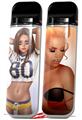 Skin Decal Wrap 2 Pack for Smok Novo v1 Tight End Pin Up Girl VAPE NOT INCLUDED
