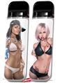 Skin Decal Wrap 2 Pack for Smok Novo v1 Tia Pin Up Girl VAPE NOT INCLUDED