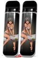 Skin Decal Wrap 2 Pack for Smok Novo v1 Missle Army Pinup Girl VAPE NOT INCLUDED