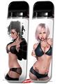 Skin Decal Wrap 2 Pack for Smok Novo v1 Sable VAPE NOT INCLUDED