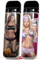 Skin Decal Wrap 2 Pack for Smok Novo v1 Oops Halloween Sexy Pinup Girl VAPE NOT INCLUDED