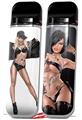 Skin Decal Wrap 2 Pack for Smok Novo v1 Swag Sexy Pinup Girl VAPE NOT INCLUDED