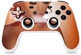 Skin Decal Wrap works with Original Google Stadia Controller 0range Pin Up Girl Skin Only CONTROLLER NOT INCLUDED