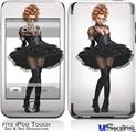 iPod Touch 2G & 3G Skin - Goth Princess Pin Up Girl