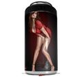 WraptorSkinz Skin Decal Wrap compatible with Yeti 16oz Tall Colster Can Cooler Insulator Ooh-La-La Pin Up Girl (COOLER NOT INCLUDED)