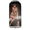 WraptorSkinz Skin Decal Wrap compatible with Yeti 16oz Tall Colster Can Cooler Insulator Missle Army Pinup Girl (COOLER NOT INCLUDED)