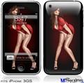 iPhone 3GS Skin - Ooh-La-La Pin Up Girl