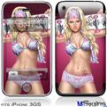 iPhone 3GS Skin - Boarder Pin Up Girl