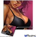 Decal Skin compatible with Sony PS3 Slim Violeta Pin Up Girl