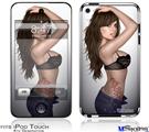 iPod Touch 4G Decal Style Vinyl Skin - Brit Pin Up Girl