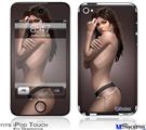 iPod Touch 4G Decal Style Vinyl Skin - Sensuous Pin Up Girl