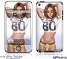 iPod Touch 4G Decal Style Vinyl Skin - Tight End Pin Up Girl