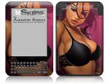 Violeta Pin Up Girl - Decal Style Skin fits Amazon Kindle 3 Keyboard (with 6 inch display)