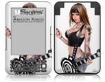 AXe Pin Up Girl - Decal Style Skin fits Amazon Kindle 3 Keyboard (with 6 inch display)