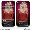 iPhone 4S Decal Style Vinyl Skin - Precious Pin Up Girl