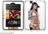 Tia Pin Up Girl Decal Style Skin fits 2012 Amazon Kindle Fire HD 7 inch