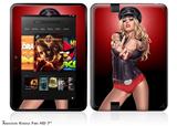 LA Womx Pin Up Girl Decal Style Skin fits 2012 Amazon Kindle Fire HD 7 inch