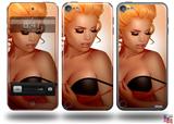 0range Pin Up Girl Decal Style Vinyl Skin - fits Apple iPod Touch 5G (IPOD NOT INCLUDED)