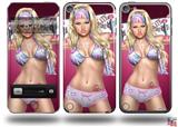 Boarder Pin Up Girl Decal Style Vinyl Skin - fits Apple iPod Touch 5G (IPOD NOT INCLUDED)