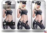 Cop Girl Pin Up Girl Decal Style Vinyl Skin - fits Apple iPod Touch 5G (IPOD NOT INCLUDED)