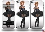 Goth Princess Pin Up Girl Decal Style Vinyl Skin - fits Apple iPod Touch 5G (IPOD NOT INCLUDED)