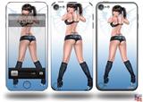 Naughty Girl Pin Up Girl Decal Style Vinyl Skin - fits Apple iPod Touch 5G (IPOD NOT INCLUDED)