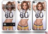 Tight End Pin Up Girl Decal Style Vinyl Skin - fits Apple iPod Touch 5G (IPOD NOT INCLUDED)