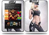 Cop Girl Pin Up Girl Decal Style Skin fits Amazon Kindle Fire HD 8.9 inch