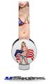 Independent Woman Pin Up Girl Decal Style Skin (fits Sol Republic Tracks Headphones - HEADPHONES NOT INCLUDED) 